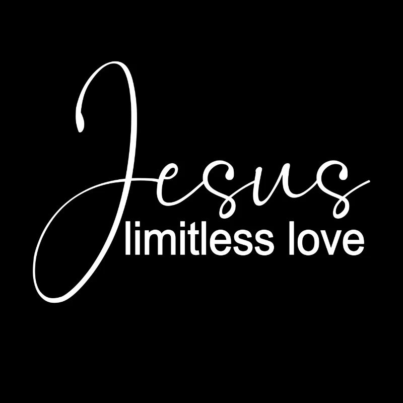 Conception chrétienne Jésus, amour sans limites
