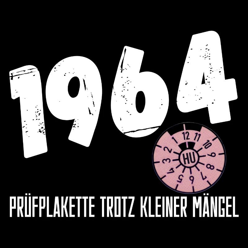 60. Geburtstag Lustige Geschenkidee1964 TÜV