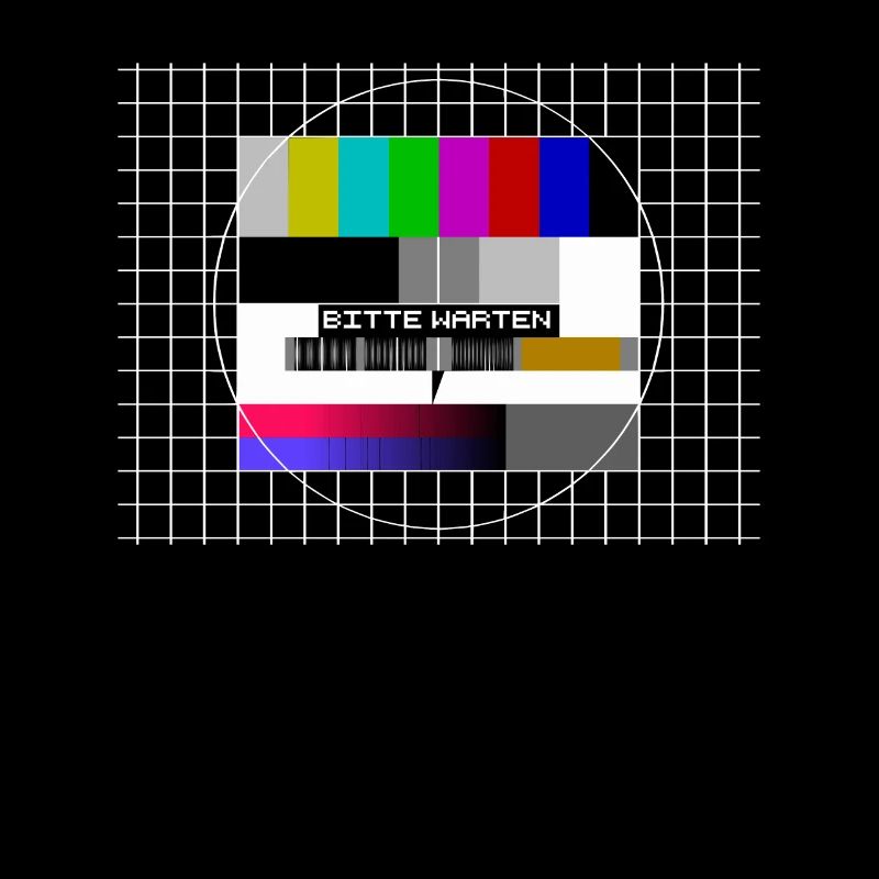 Test Pattern T-Shirt 80s 90s Retro Outfit