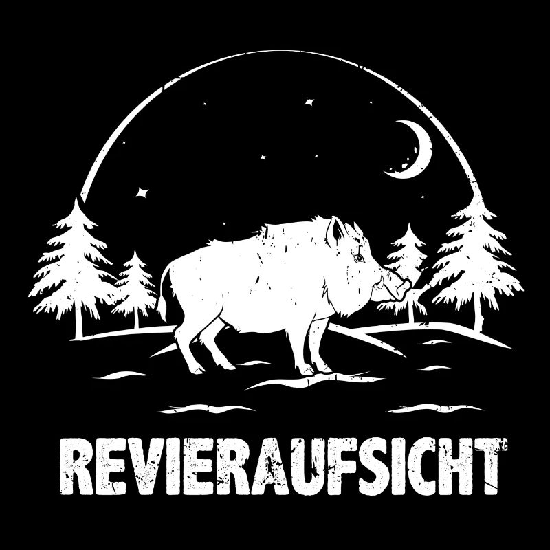 Jäger Jagd Geschenkidee Revieraufsicht Wildschwein