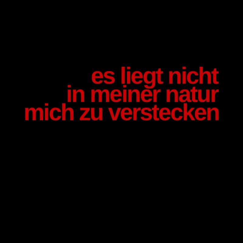 ich zeige mich wie ich bin