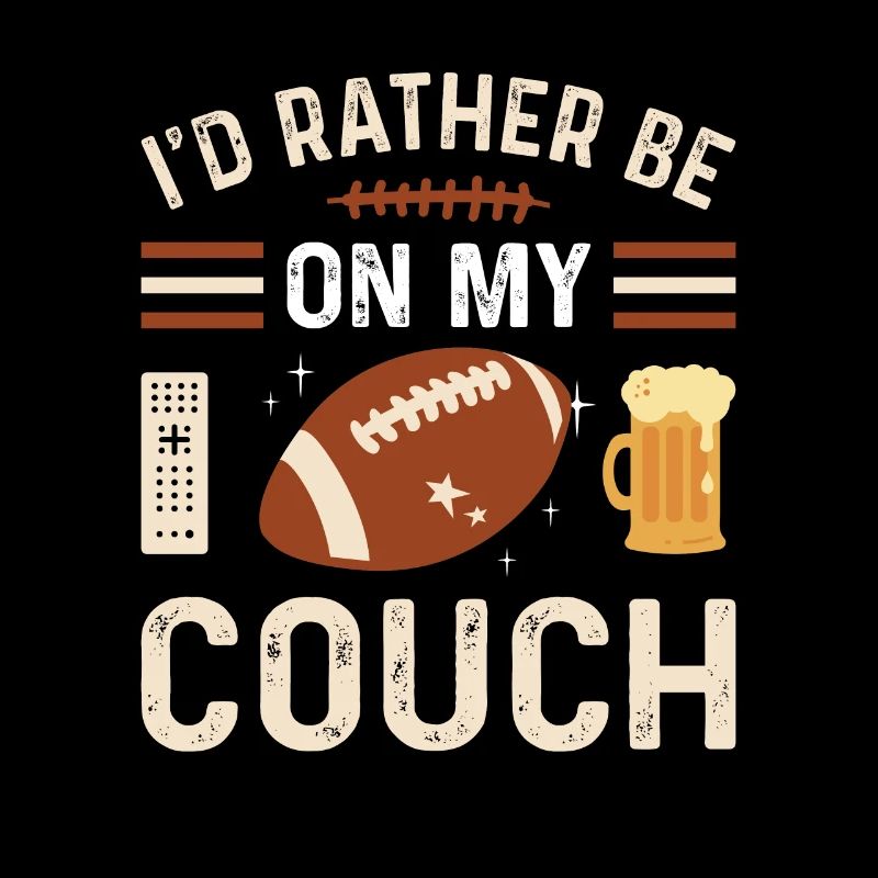 Je préfère être sur mon Couch Chiller Couch Potato