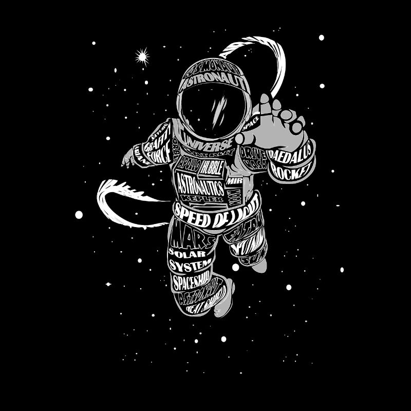 Cadeau de l'univers spatial astronaute cosmonaute Nasa