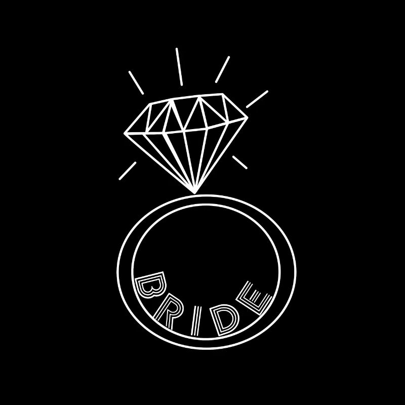 Bague de mariée en diamant