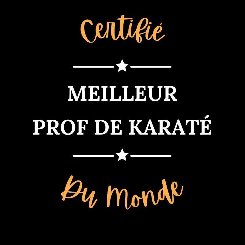 Certifié meilleur prof de karaté du monde