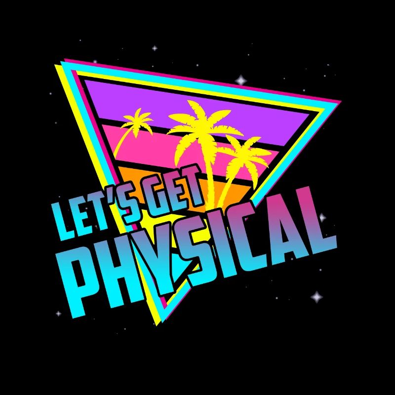 Let's Get Physical Vintage 80s Retro Workout