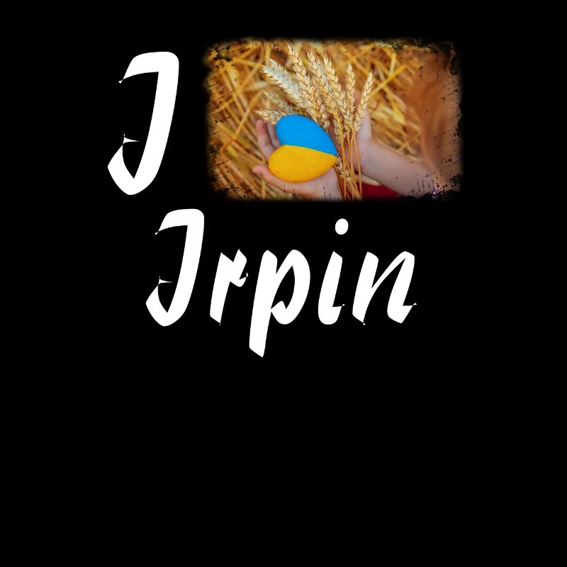 J’adore le drapeau de la ville ukrainienne d’Irpin