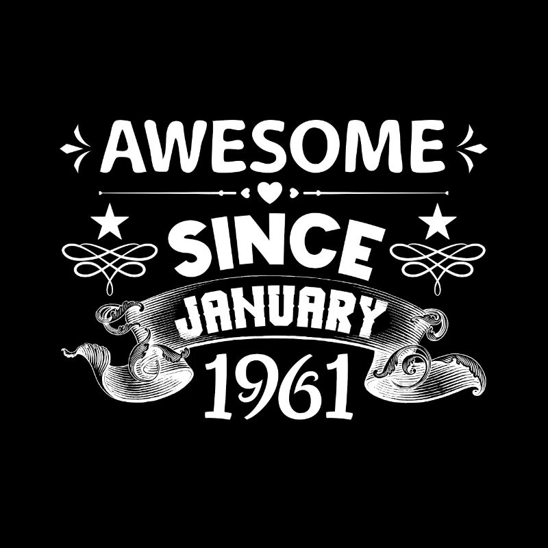 January 1961 | Awesome since January 1961