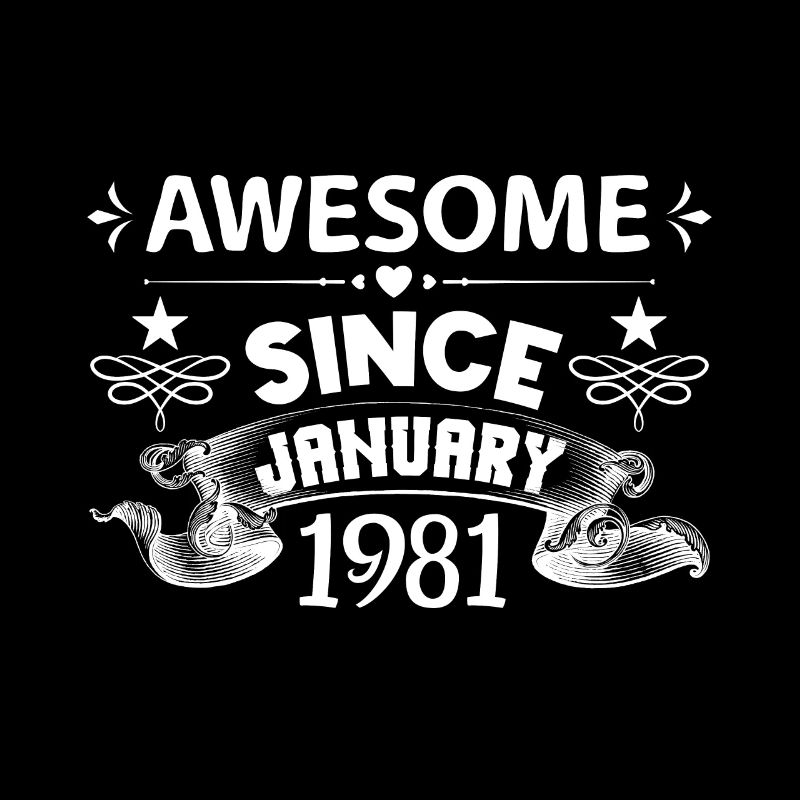 January 1981 | Awesome since January 1981