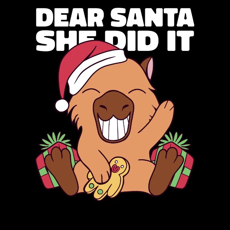 Dear Santa Claus, she did it
