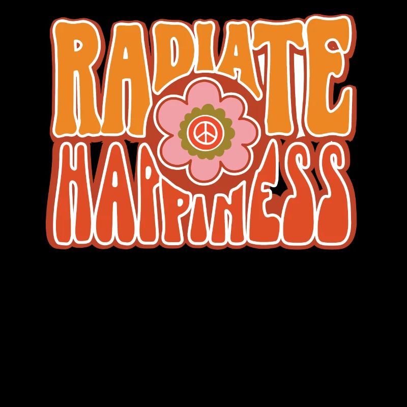 Rayonner de bonheur Rainbow Hippies Love Gift