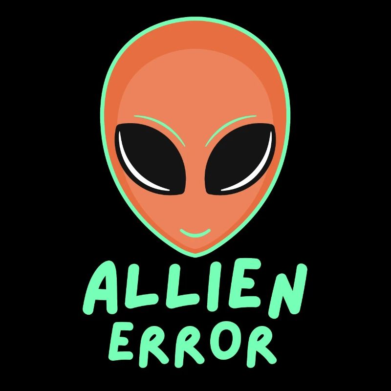 Alien Error Face Galaxy Creature Joke Humour