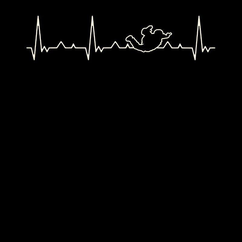 Sky Diving. Corazón. Amor. Ekg. Legumbres.