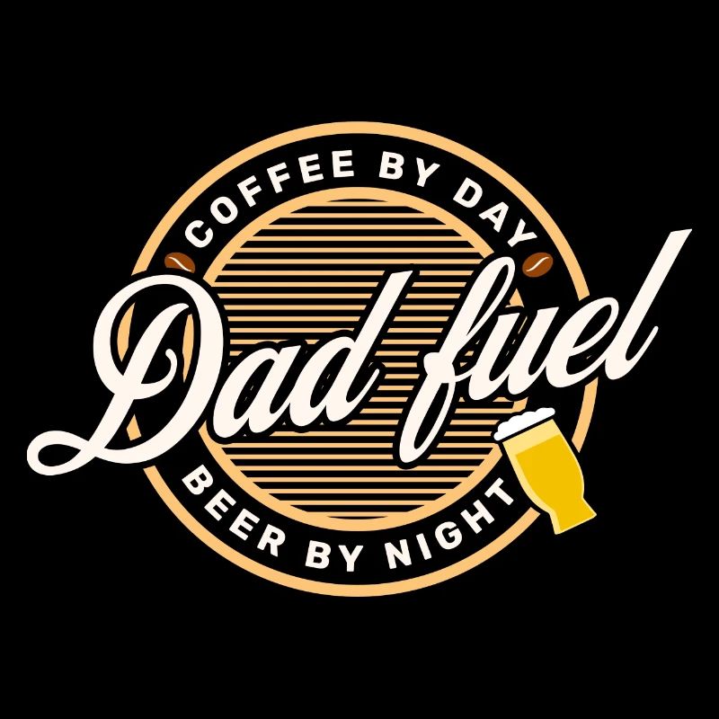 Humor Kaffee Bier Papa