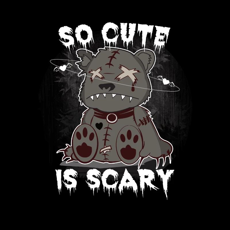 Ugly Teddy Bear So Cute Is Scary Geschen