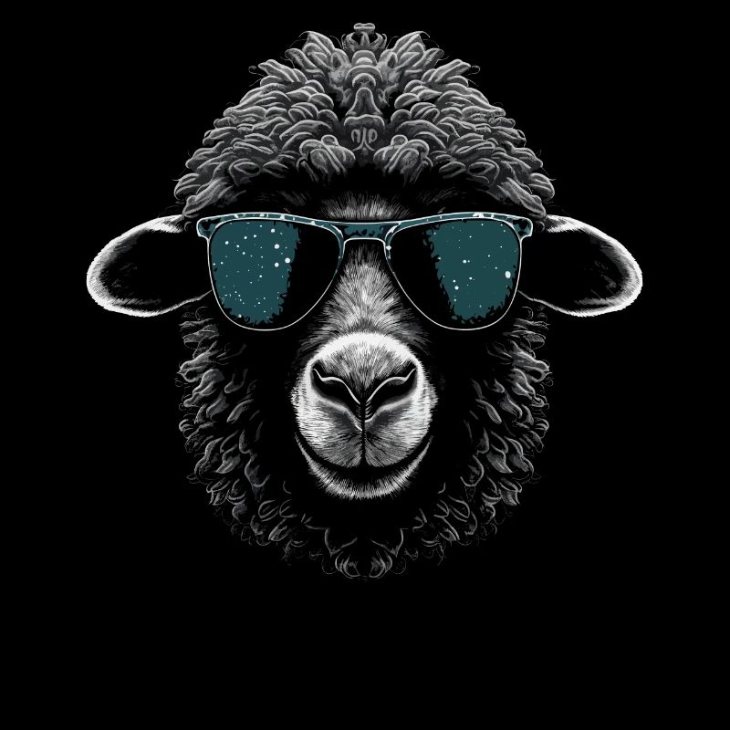 Schaf Sonnenbrille