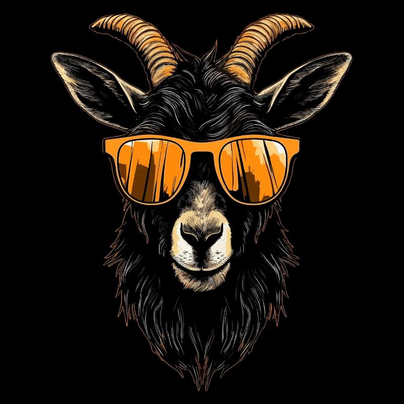Lunettes de soleil de chèvre cool