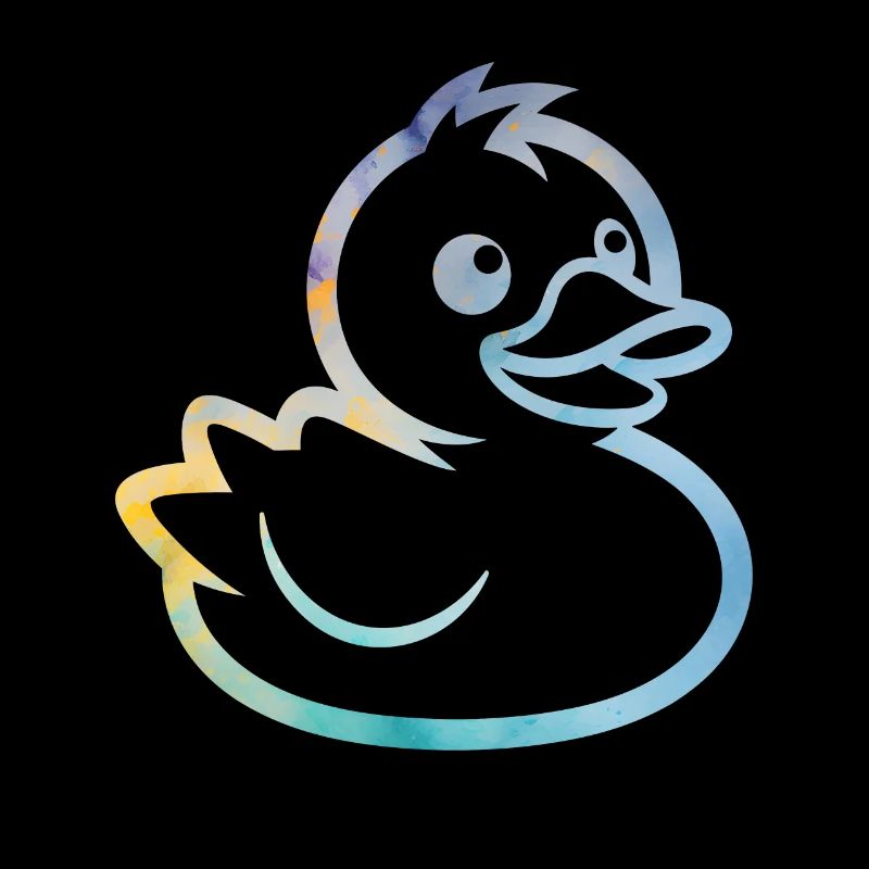 canard coloré