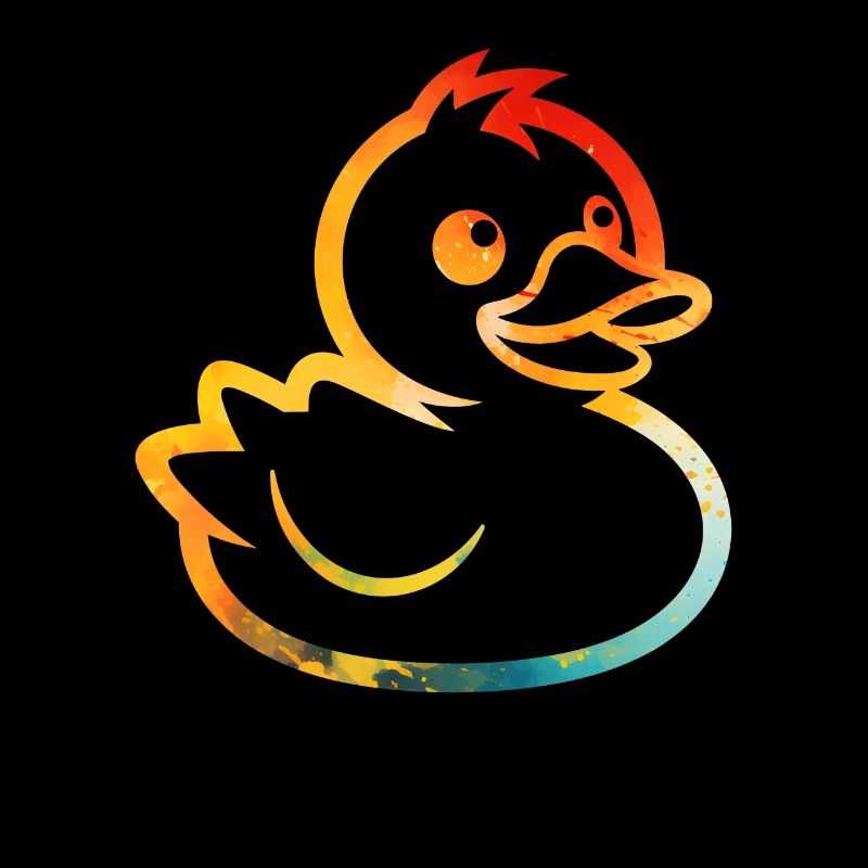 canard coloré