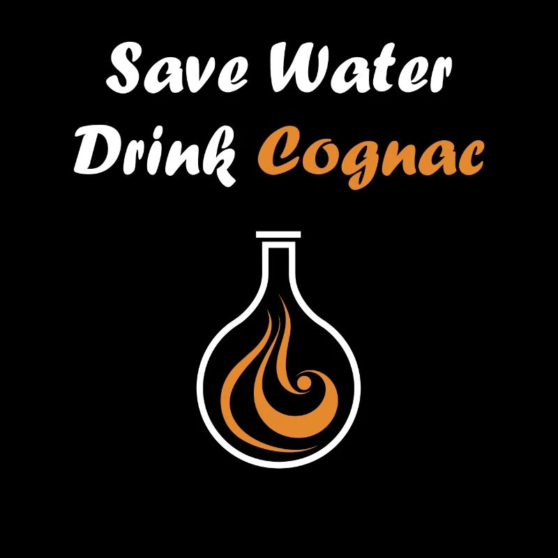 Save water drink cognac