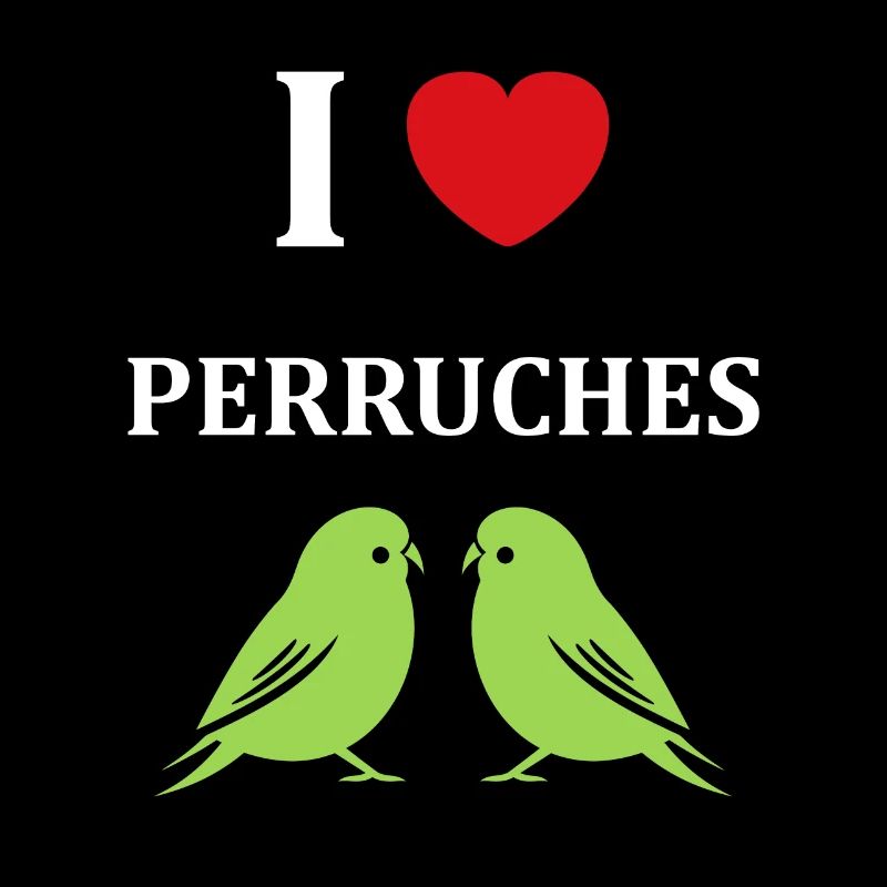 Oiseaux perruches humour petite perruche