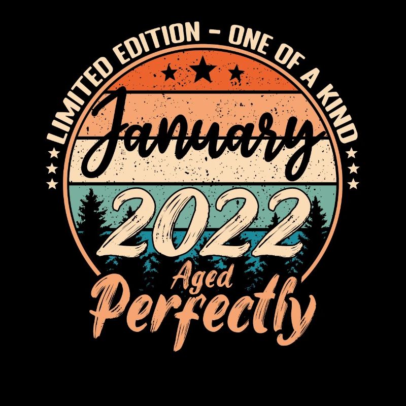 Janvier 2022 anniversaire 2022 légendes Janvier