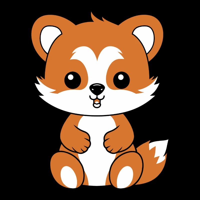 Fox Love Little Red Panda