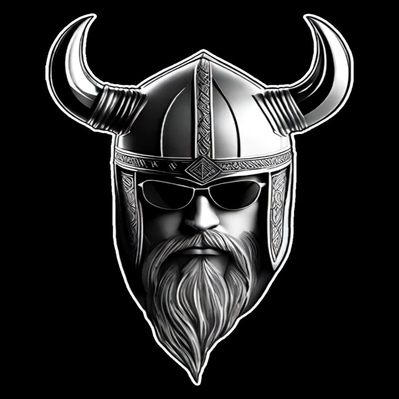 Viking cool avec des lunettes de soleil