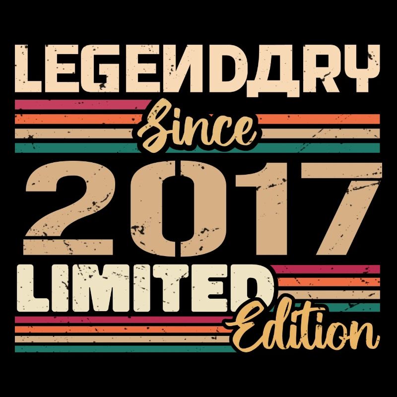 Millésime 2017 Anniversaire 2017 Né en 2017