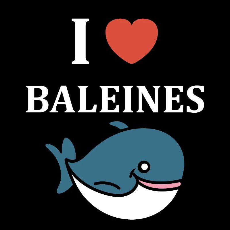 Baleines bleu Amour baleine