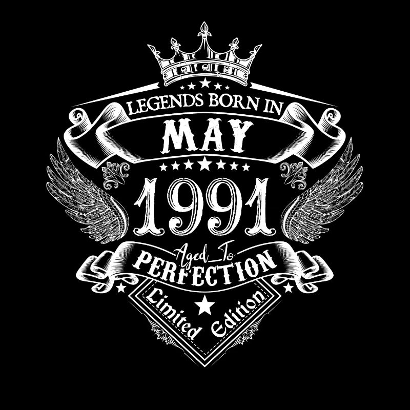 Mai 1991 Geburtstag Mai 1991 Mai Geschenk