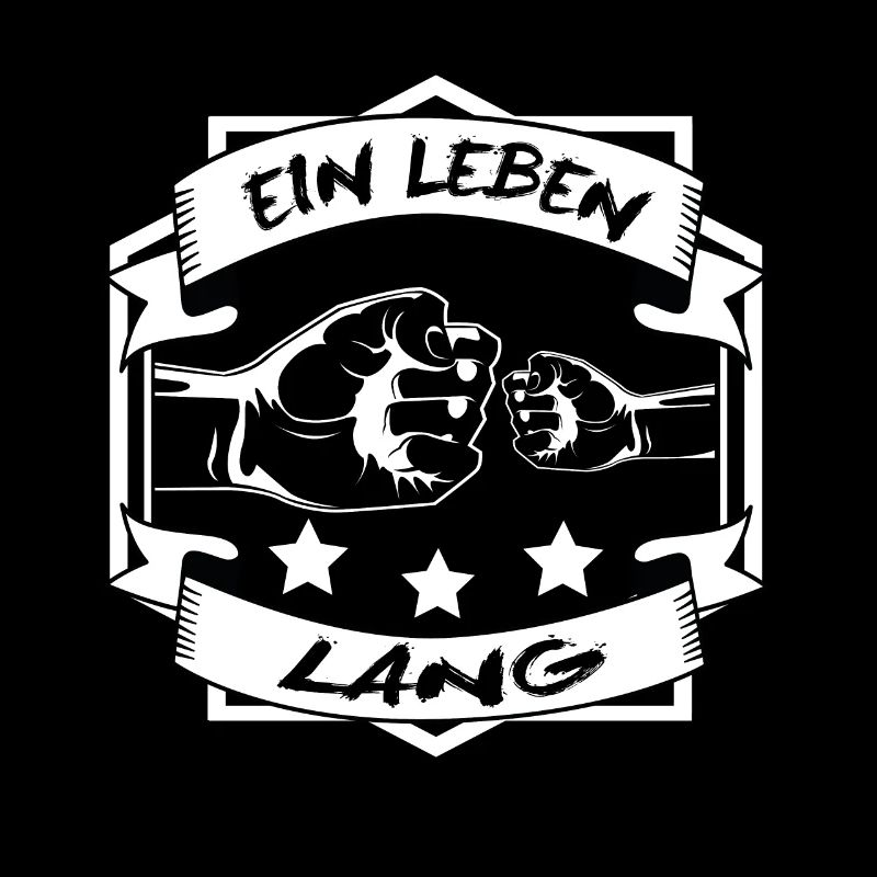 Vater und Sohn - Spruch - Ein leben lang - Fäuste