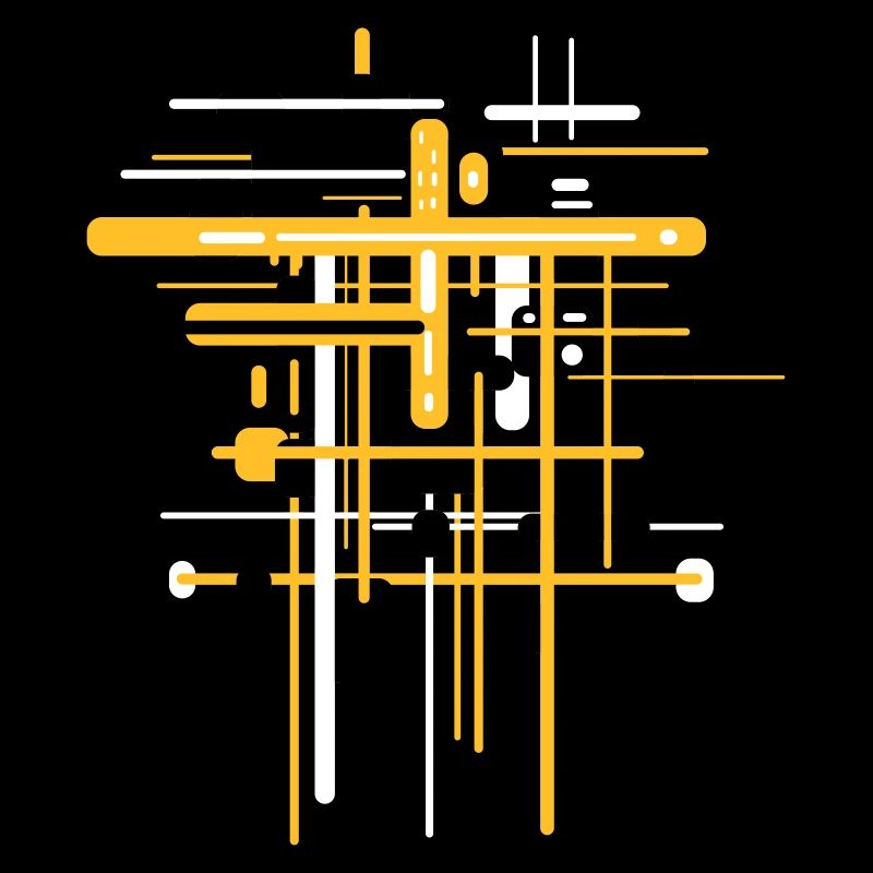 Bauhaus Construction Site - Pattern Abstract