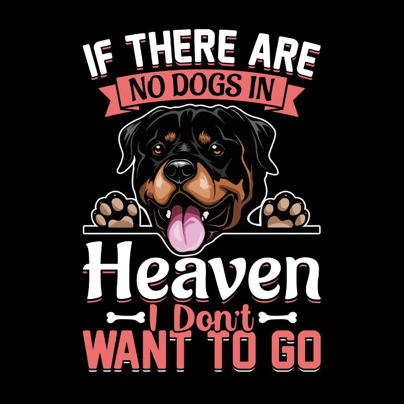 Rottweilers Quand pas de chiens au paradis Drôle