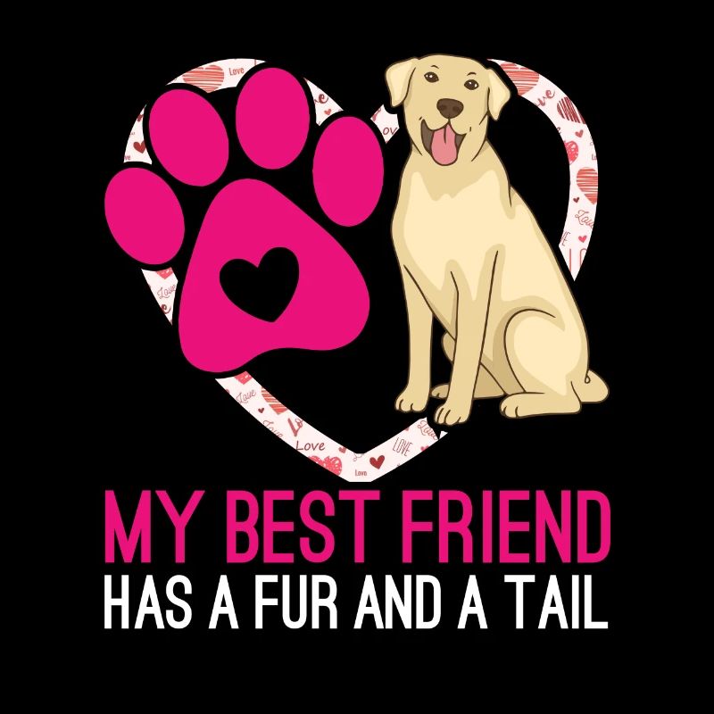 Labrador Retriever meilleur ami a de la fourrure et