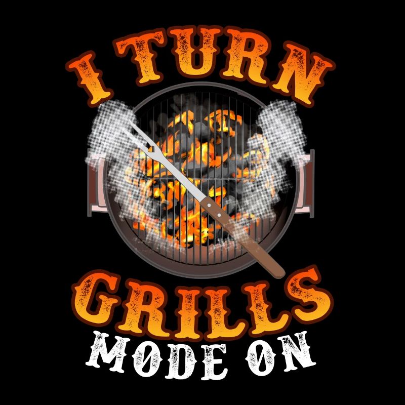 Ich schalte den Grillmodus ein Grillen