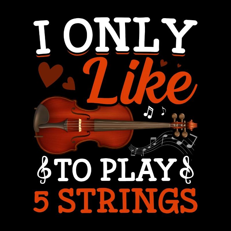J’aime juste jouer 5 cordes - violon