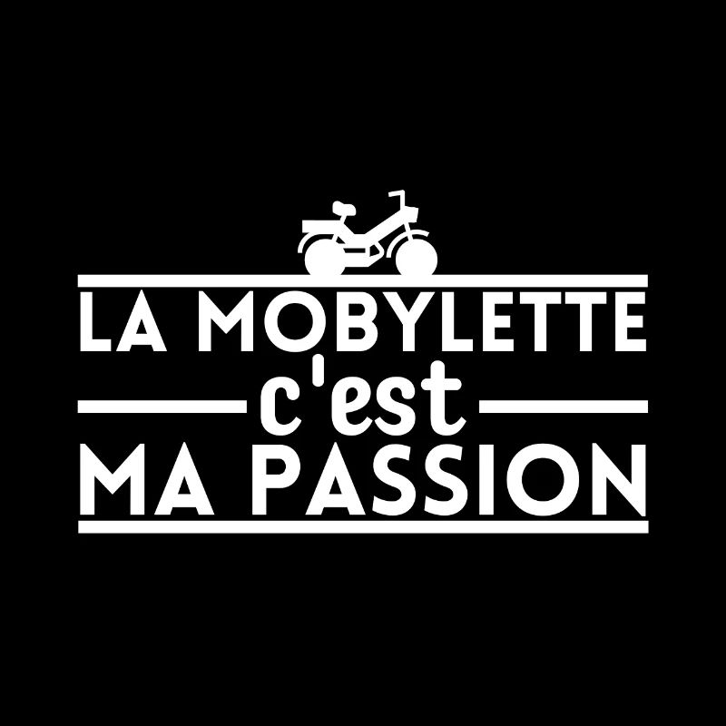 La mobylette c'est ma passion. t-shirt mob