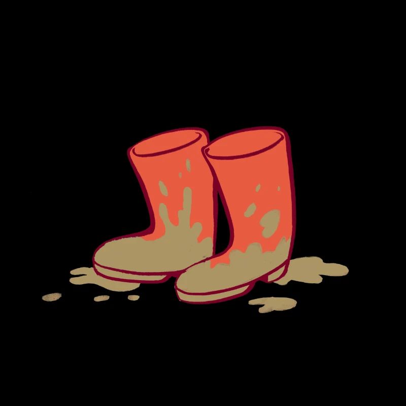 Bottes boueuses