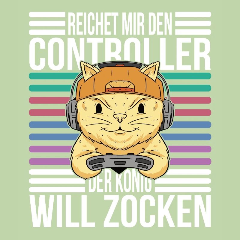 Reichet mir den Controller König Gaming Cat