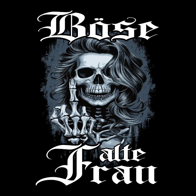 Evil Old Woman Skull