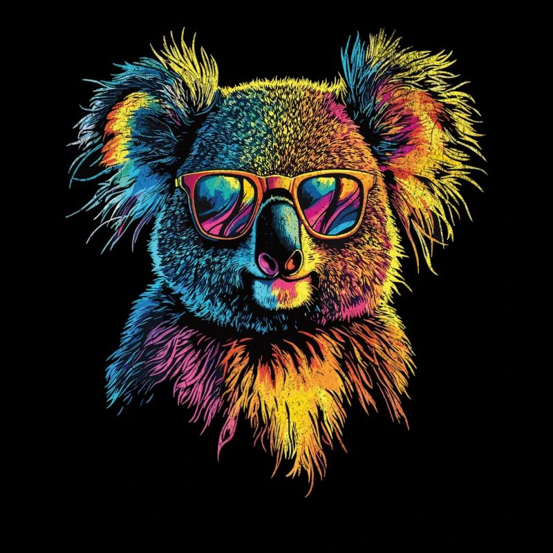 Koala with sunglasses