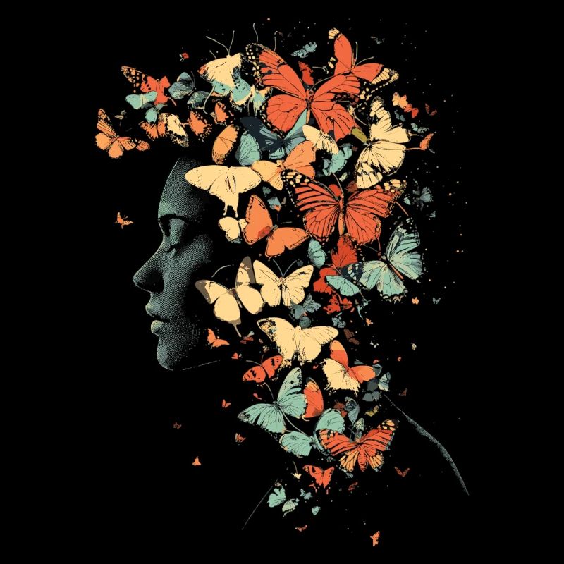 Monarch Butterfly Cascade Fairycore