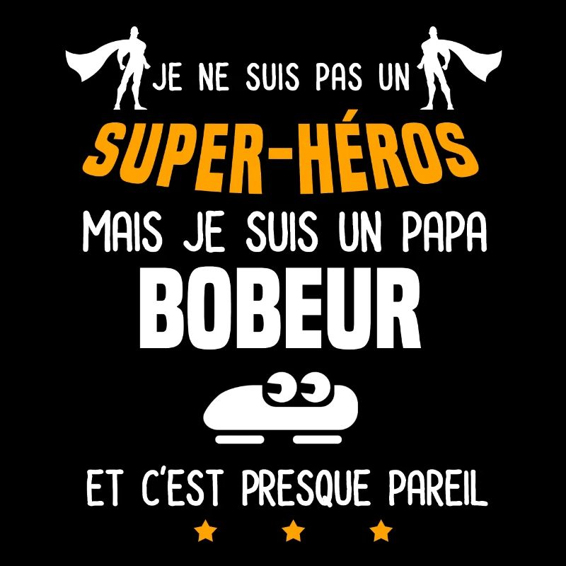 papa bobeur super héros père bobsleigh