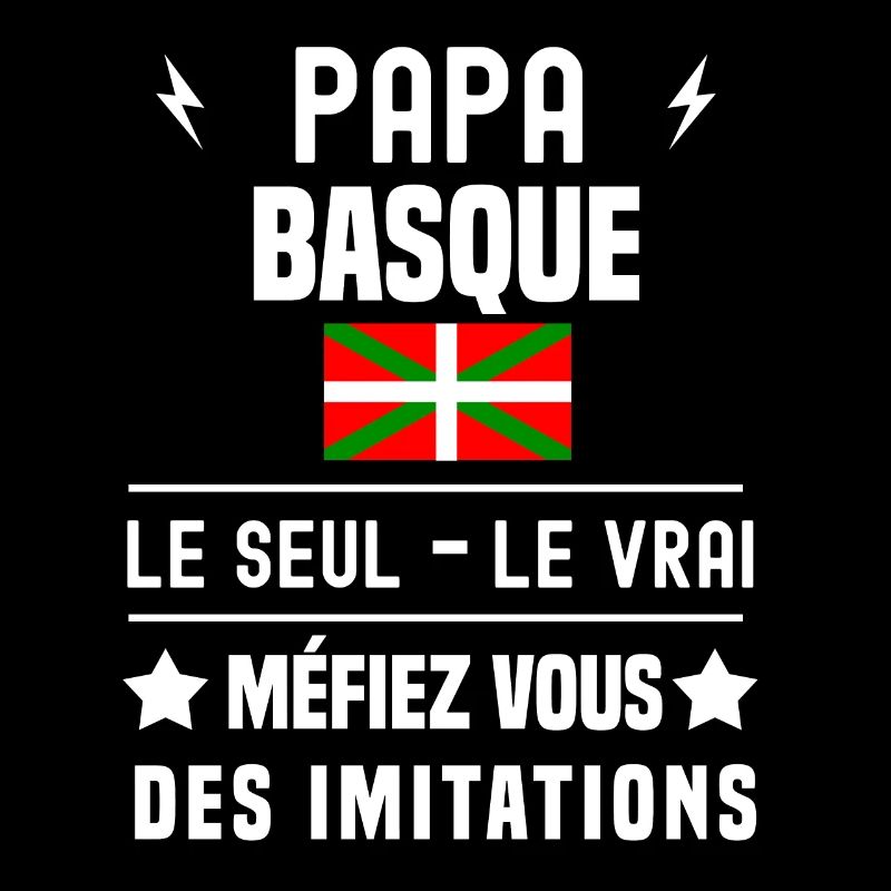 papa basque drapeau le seul le vrai pays basque