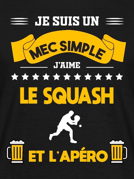 squash apéro mec simple