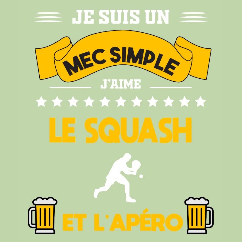squash apéro mec simple