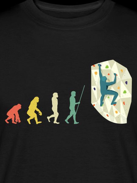 Boulderer Bouldern Evolution Geschenk