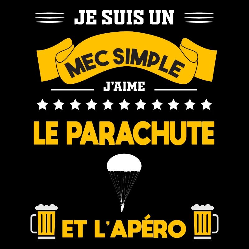 parachute apéro mec simple
