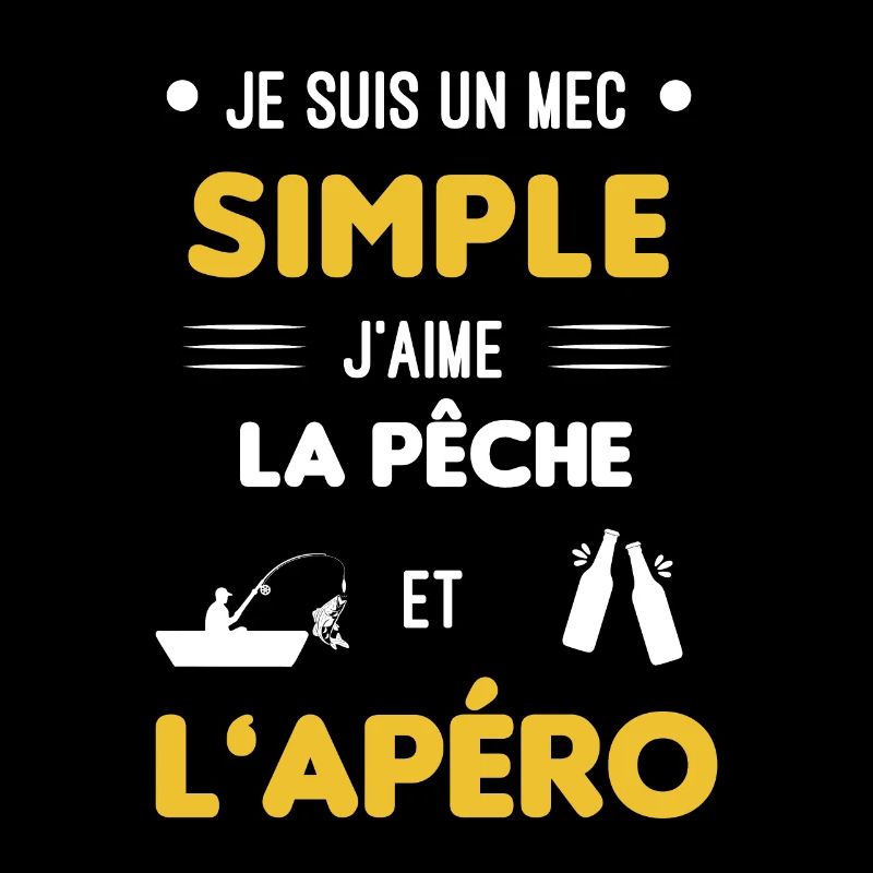 pêche barque et apéro mec simple